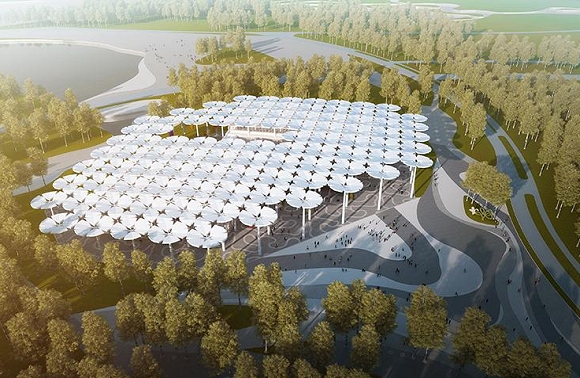 Zum Expo-Gelände der Weltgartenausstelung 2019 Beijing