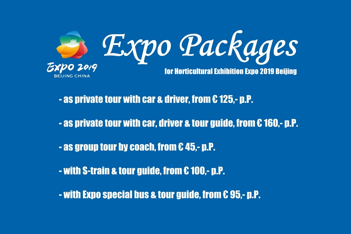 Tour Packages for Expo 2019 Beijing