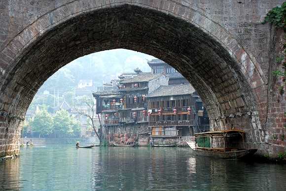 Stelzenhäuser in der Altstadt Fenghuang
