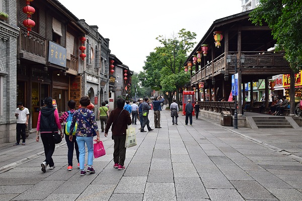 Das kulturhistorische Viertel Sanfang Qixiang in Fuzhou