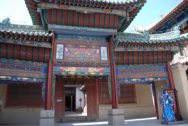 Guandi-Tempel in der äußeren Stadt von Jiayuguan