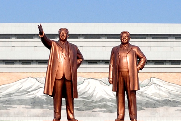 Grossmonument Mansudae in Pyongyang