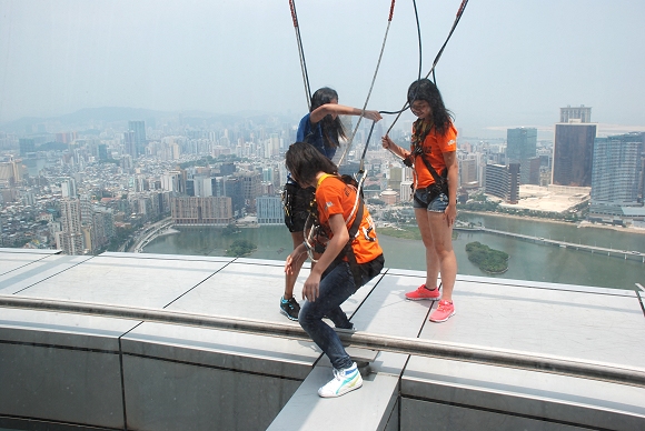 Skywalk X auf dem Macau Tower