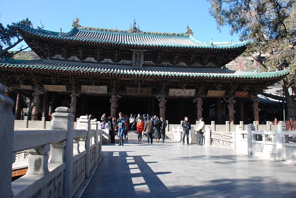 Halle der Heiligen Mutter im Jinci-Tempel in Taiyuan
