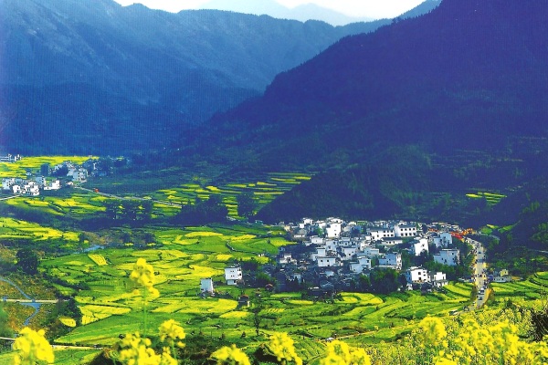 Das Dorf Jianling in Wuyuan