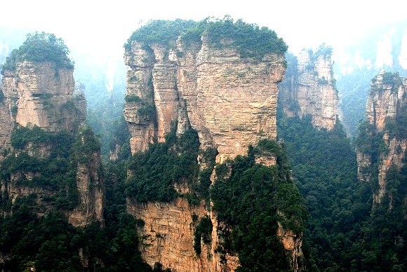 Yuanjiajie im Zhangjiajie-Nationalpark