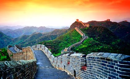 Groe Mauer in Peking, China
