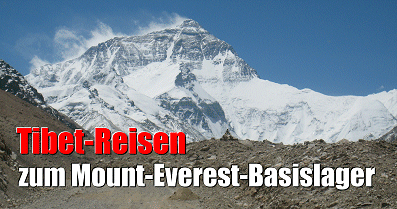 Tibet-Reisen zum Mount-Everest-Basislager